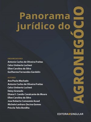 cover image of Panorama jurídico do agronegócio